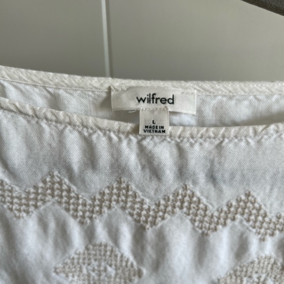 Wilfred White/Cream Patterned Top - L - Picture 3 of 7